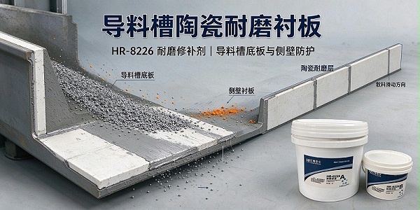 矿山散料输送系统陶瓷衬板粘接与耐磨防护解决方案