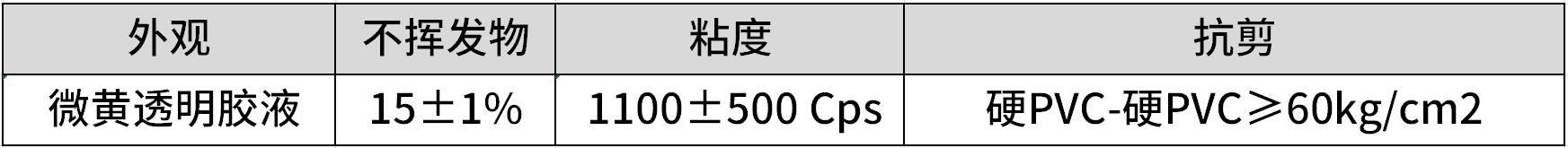 HR-705 硬PVC（硬质聚氯乙烯）胶水