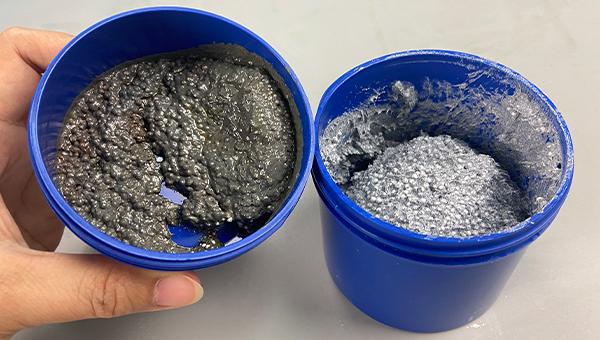 HR-8228大颗粒耐磨修补剂，螺旋溜槽冲蚀用什么胶来修复，汇瑞胶粘告诉你